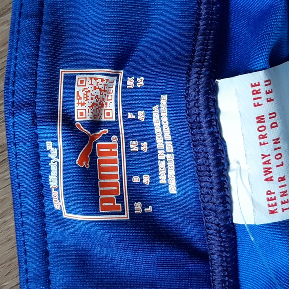 NWT Blue Puma 3/4 Leggings - Picture 4 of 6